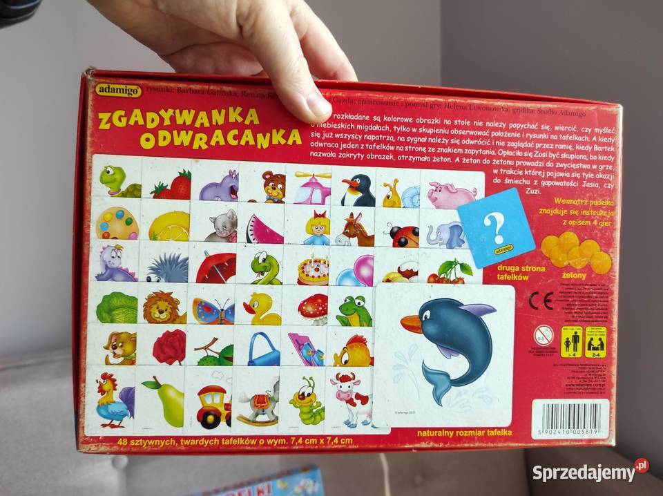 Zestaw gier edukacyjnych dziecka 47 lat mazowieckie