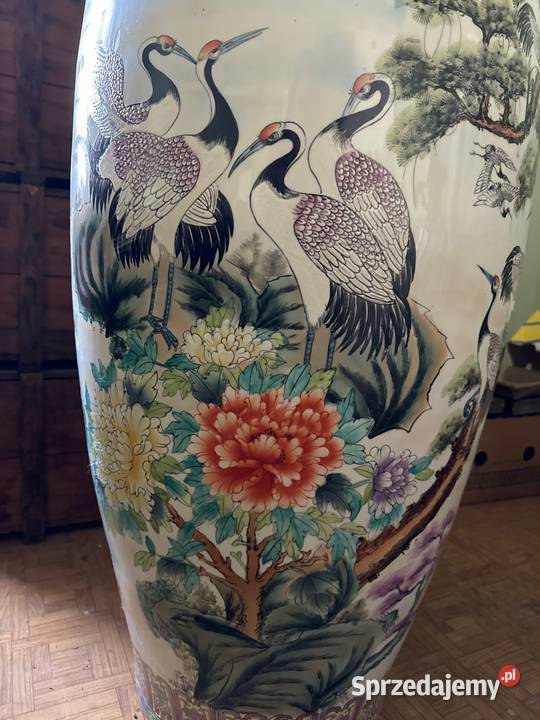 Ogromny porcelanowy dzban 134 wazon amfora antyk dolnośląskie