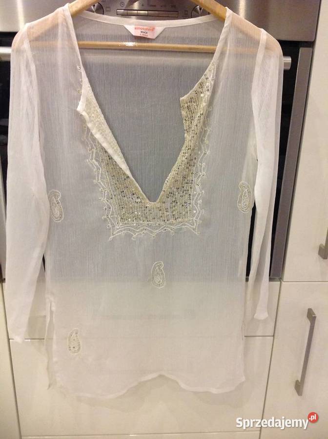 Narzutka Bluzka Plażowa ATMOSPHERE S Mgiełka Rozmiar 36(S) Nowa Sól sprzedam