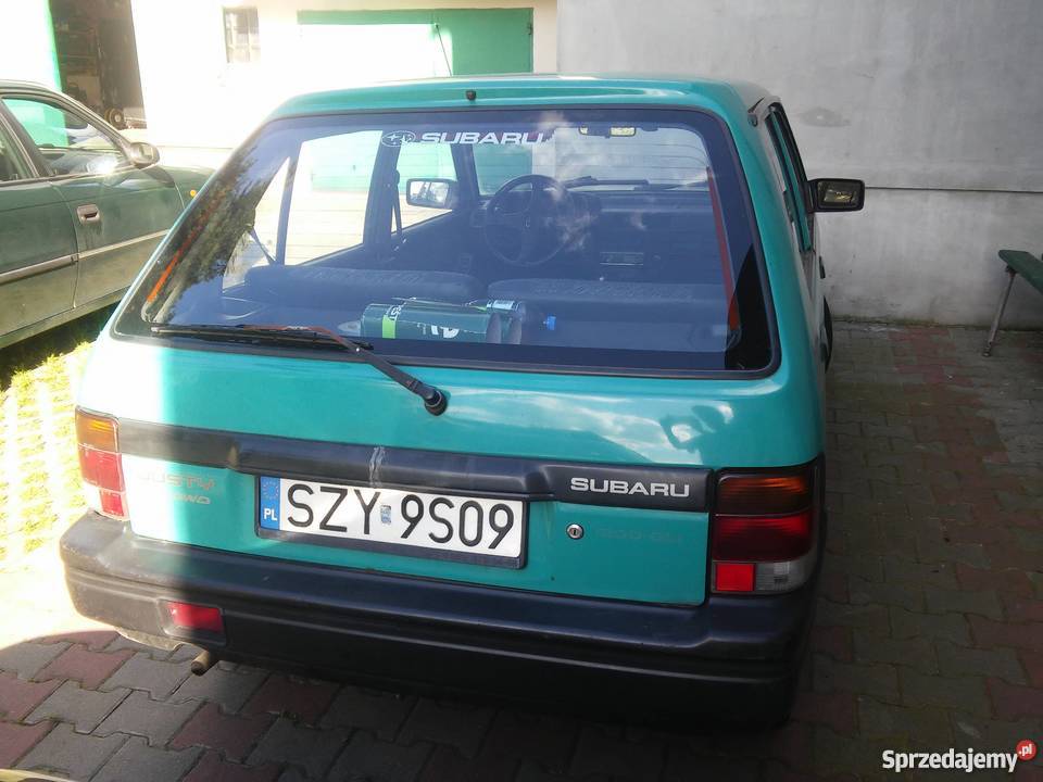 Subaru Justy 4x4 I 95r 12 75 benzyna+LPG Młoszowa