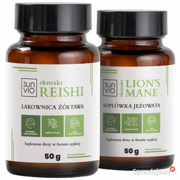 SunVio Ekstrakt z soplówki 50g Ekstrakt z Reishi podkarpackie Brzozów sprzedam