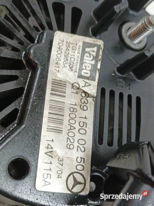 ALTERNATOR 6391500250 15 D Mitsubishi Colt VII