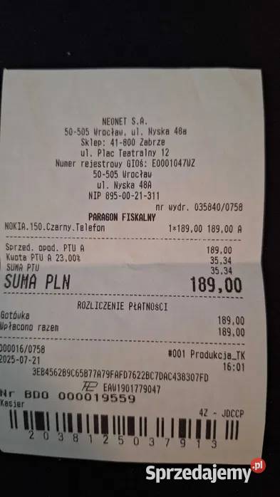 Nokia 150 dual sim stan idealny tanio Mysłowice sprzedam