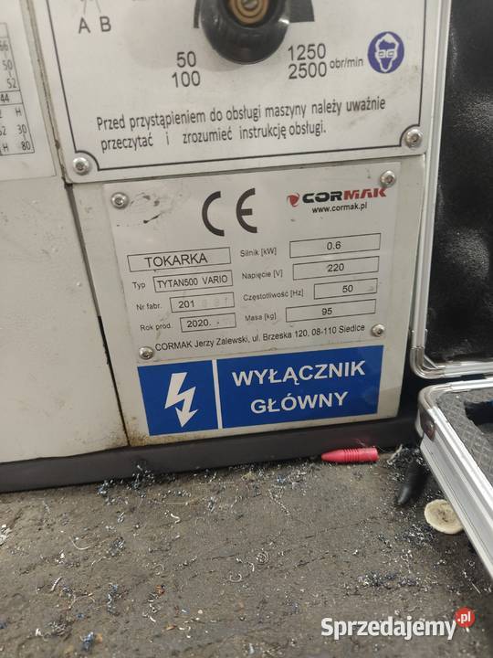 Tokarka Cormak Działki Suskowolskie