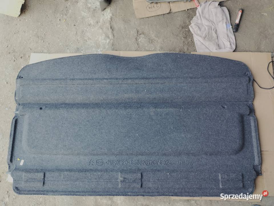 PÓŁKA TYLNA BAGAŻNIKA CITROEN XSARA PICASSO Kamień-Kolonia