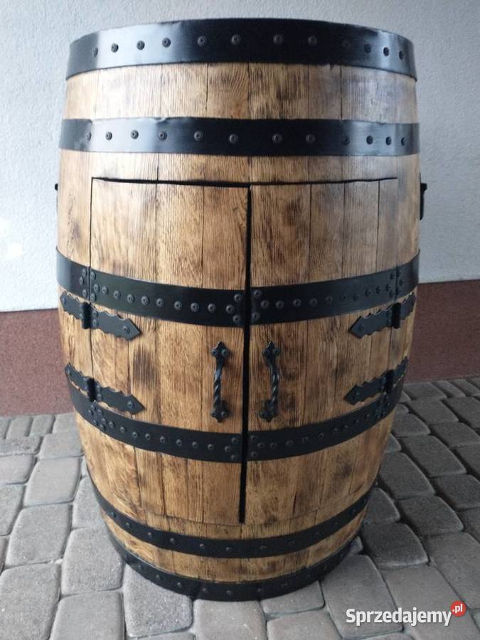 Opalany barek LED z beczki dębowej whisky Żywiec sprzedam
