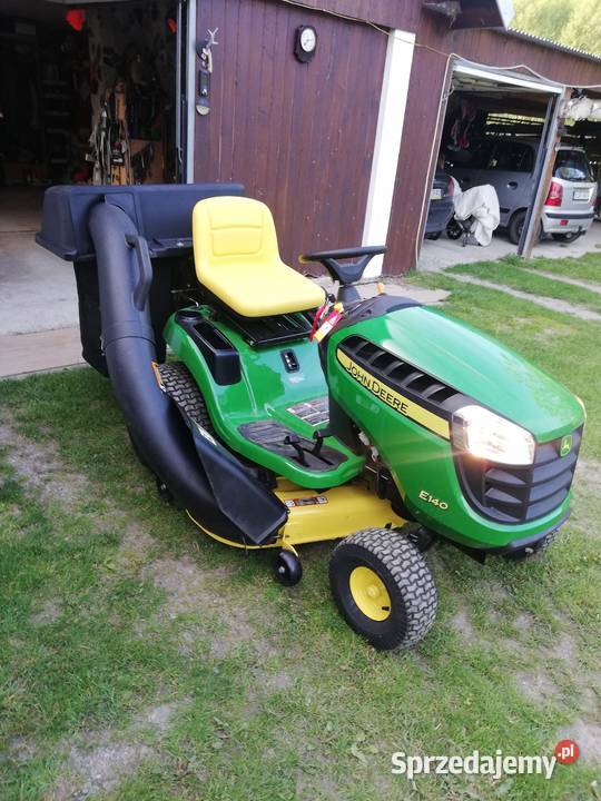 Traktorek kosiarka z koszem John Deere małopolskie Łosie