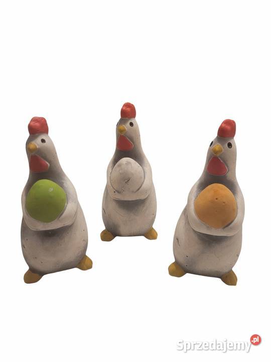 kura z jajkiem figurka wielkanocna Wielkanoc Wrocław