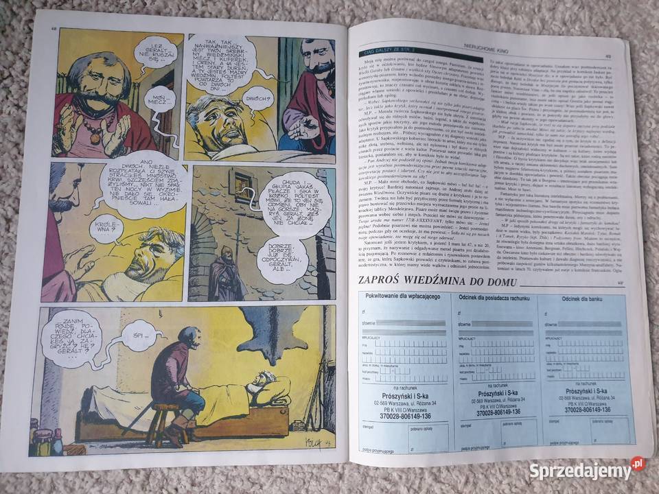 Wiedźmin Geralt wydanie 1 Komiks Fantastyka Gdynia