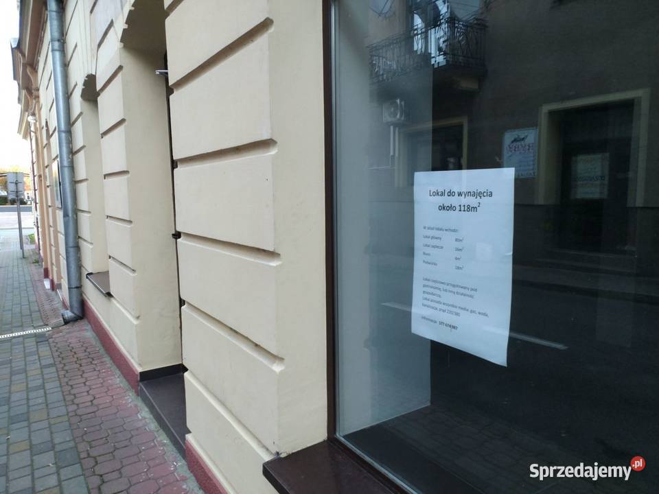 Brzesko CENTRUMTANIO lokal uzytkowy 118m2 od ulicy sprzedam