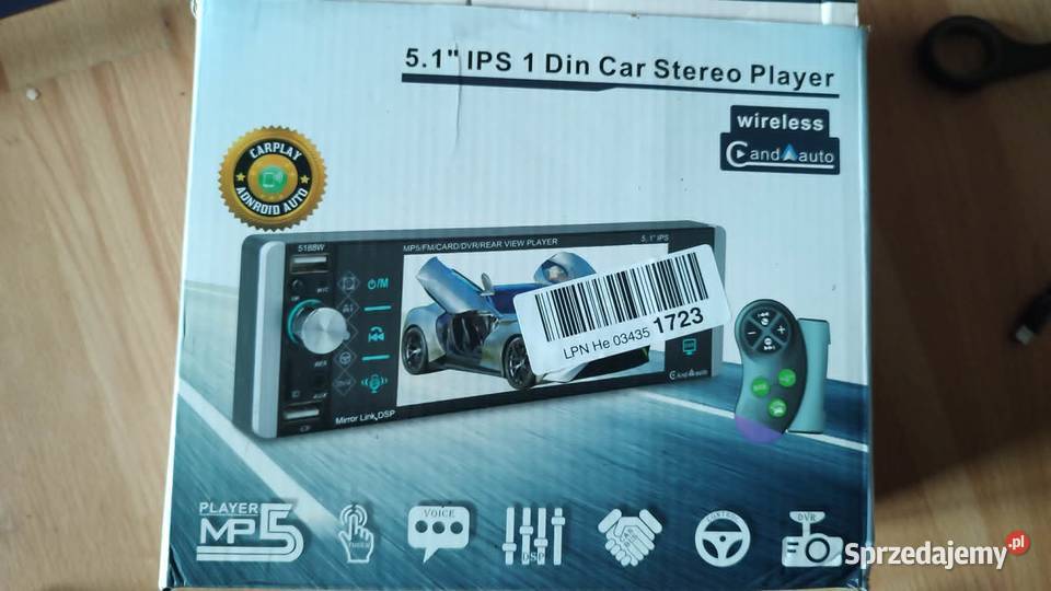uniwersalne radio samochodowe model 5188W Nawigacje GPS Książ Wielkopolski
