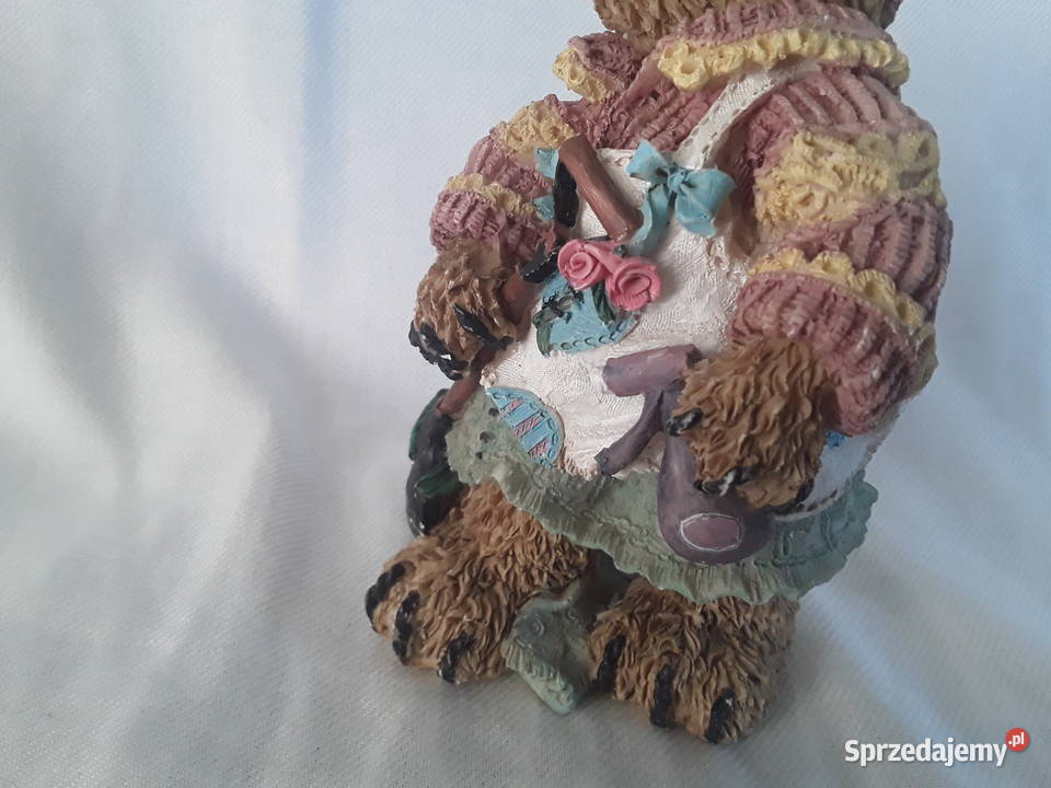 Miś misia ogrodniczka kwiat łopatka Zamość