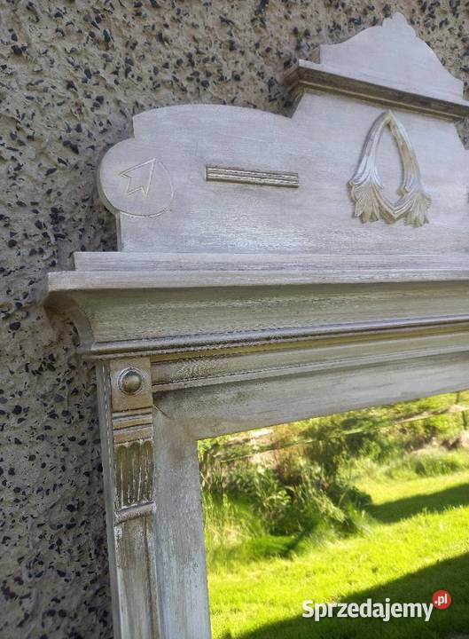 Lustro w secesyjnej ramie dolnośląskie Mirsk