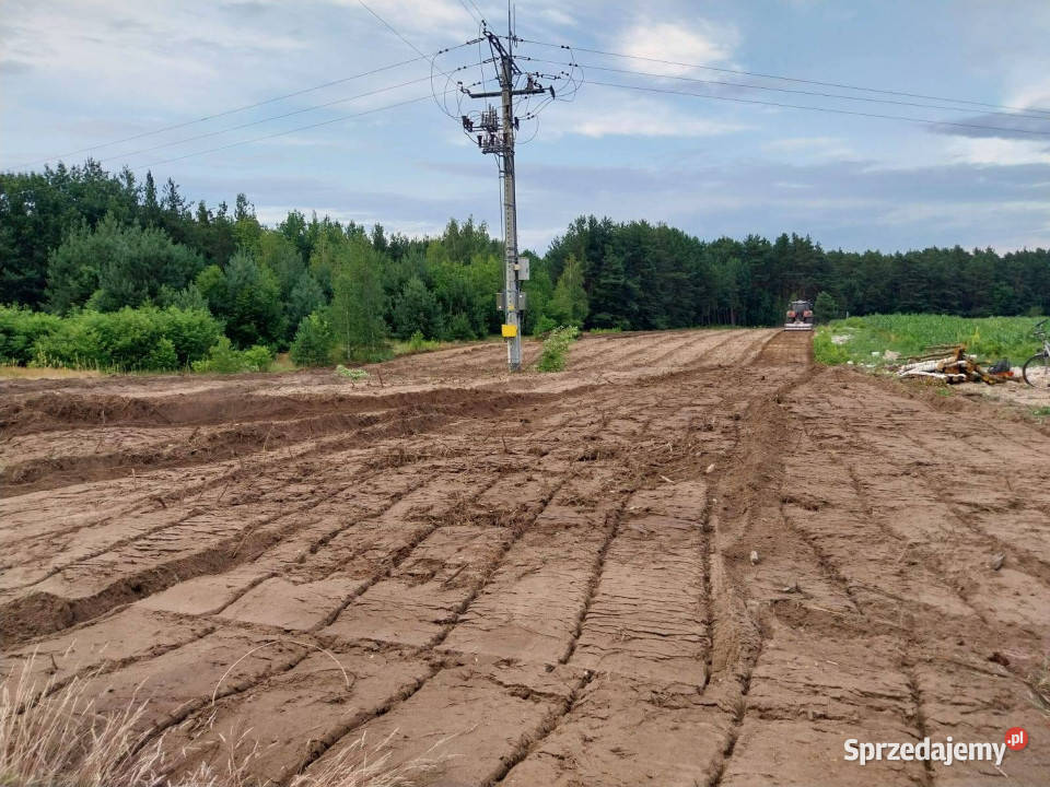 Działąki Budowlane Podłęż 40zł/m2