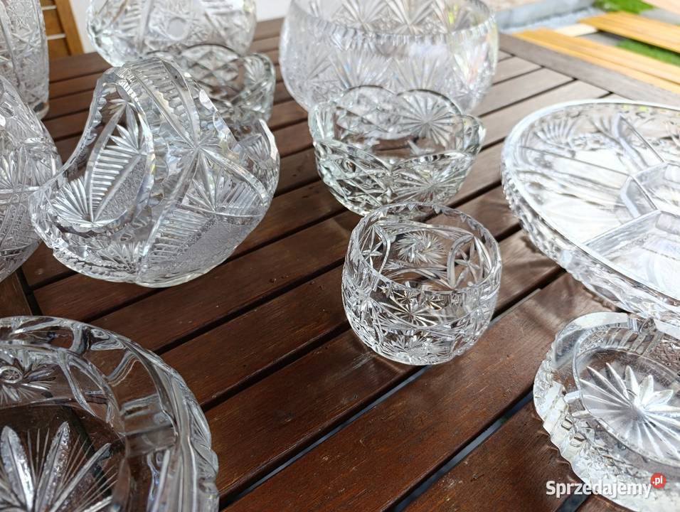 Kryształy PRL zestaw Tczew