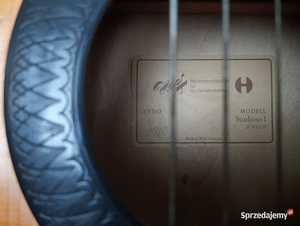 Gitara klasyczna HOPF model STUDIOSO 1 klasyczna sprzedam