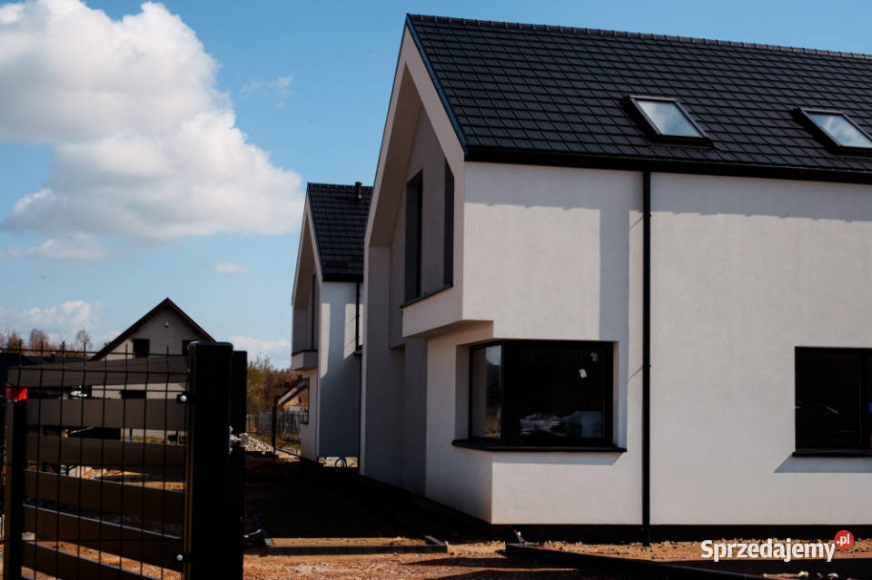 Nowoczesny dom miniosiedle 5 Kielc 174m2 beton Masłów Pierwszy