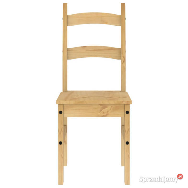 Krzesła stołowe 2 40x46x99 lite drewno sosnowe