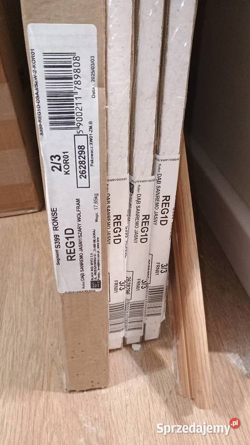 Regał Ronse BRW Dąb San Remo śląskie Węgierska Górka