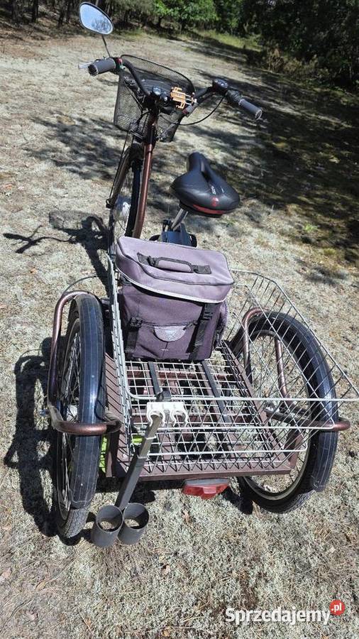 Rower trójkołowy elektryczny