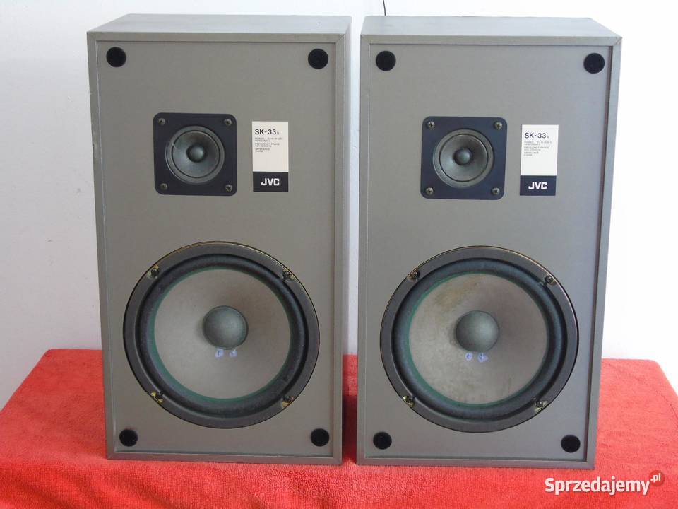 Kolumny JVC SK33s Vintage 8 ohm WYSYŁKA Jasło