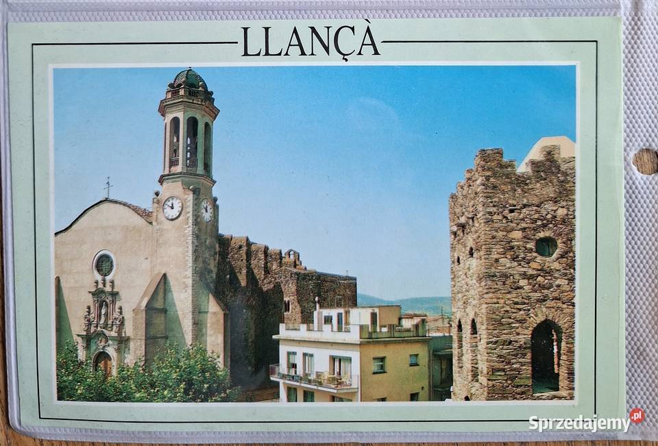 Hiszpania Costa Brava Llanca pocztówka małopolskie Kraków