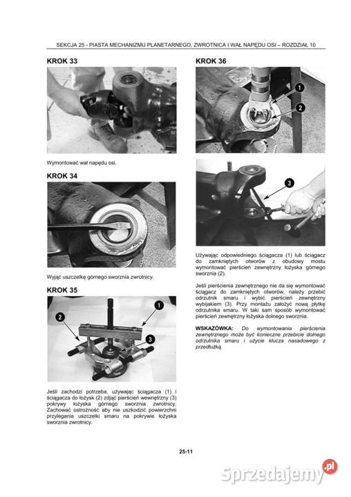 Książka serwisowa instrukcja napraw Holland Lublin