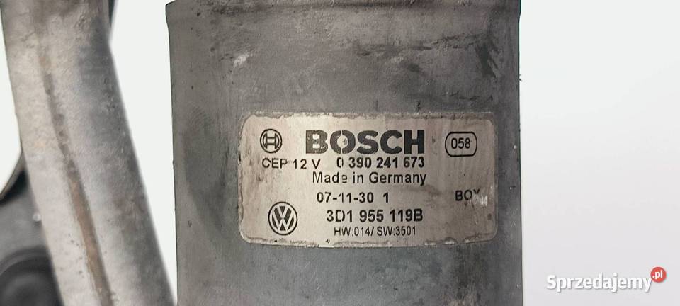 MECHANIZM WYCIERACZEK PRZÓD VOLKSWAGEN PHAETON Lipno