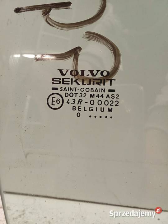 Szyba Drzwi Prawa Przednia Volvo V40S40 96 Bralin