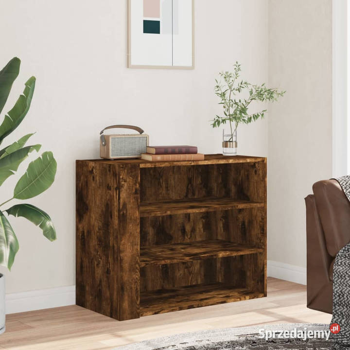 Szafka ścienna przydymiony dąb 75x35x60 WM848420 Warszawa