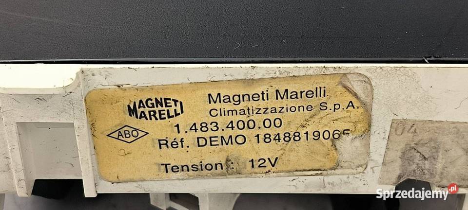 PANEL KLIMATYZACJI RENAULT THALIA 1848819065 osobowe