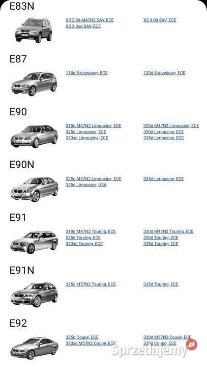 Łańcuch rozrządu Bmw e46 e60 e53 e70 e90 e92 30d osobowe Dębica sprzedam
