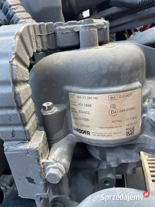 Silnik kompletny Daf euro6 Lift 530 390 Rok produkcji 2017