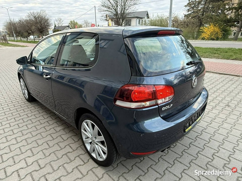 Volkswagen Golf Volkswagen Golf VI 14B 2009 niebieski Sokołów Podlaski sprzedam