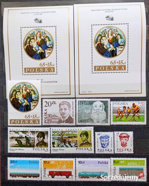 Znaczki polskie 1985 III kwartał Leźnica Wielka