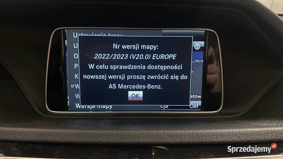 Mapa do Mercedes NTG 45 47 Nawigacja COMAND
