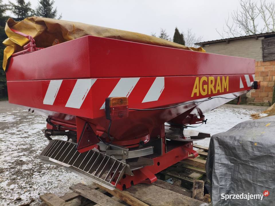 Rozsiewacz nawozu 1800l limiter Agram Jet Spread lubelskie Rybczewice Drugie sprzedam