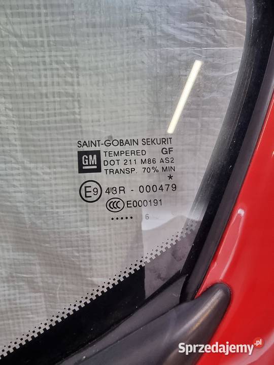 OPEL CORSA E DRZWI LEWY TYŁ KOMPLETNE Z547