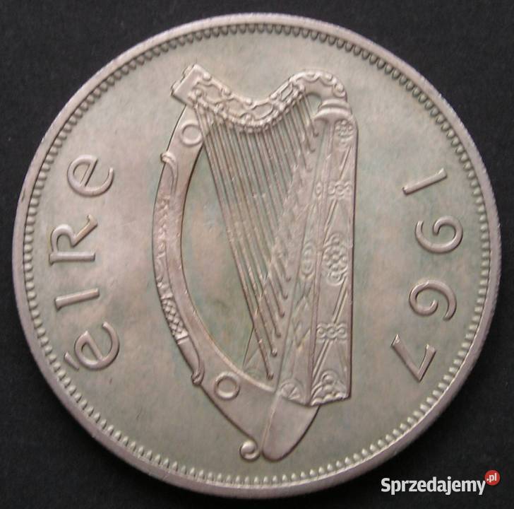 IRLANDIA 12 KORONY 1967 KOŃ STAN 12 Antyki, Sztuka, Kolekcje Łódź