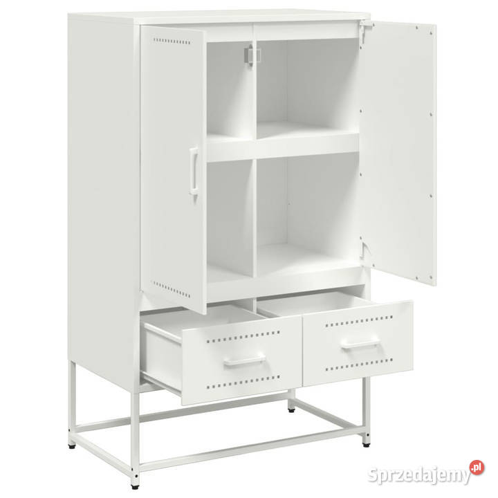 Szafka biała 68x39x1115 stalowa WM846613 Pozostałe Warszawa sprzedam