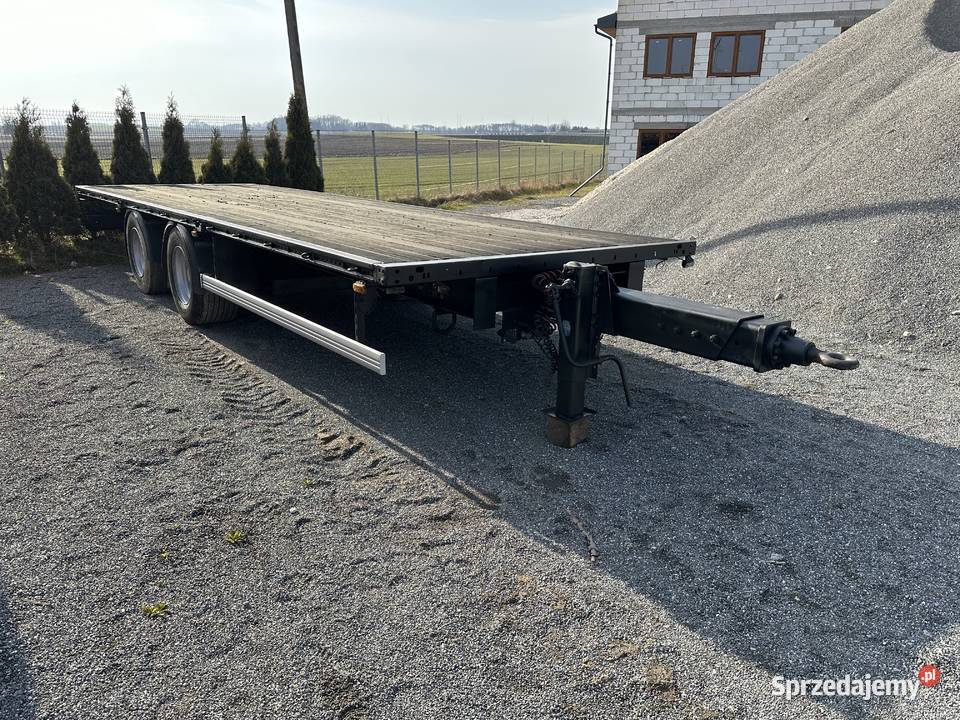 Sprzedam przyczepę lawetę tandem niskopodwozie Łomża