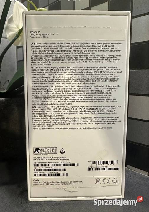 iPhone 14 6128 GB czarny super stan małopolskie Zakopane