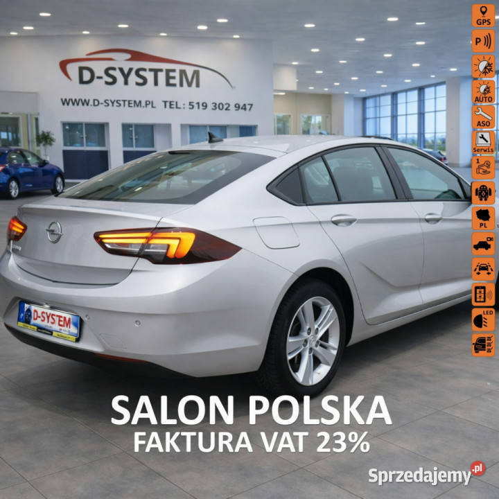 Opel Insignia 2021 Salon Polska 1wł FVAT wielofunkcyjna kierownica Białystok