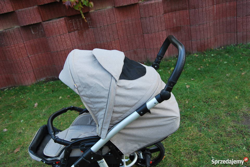 wózek bebetto luca 2w1 szary Aluminium