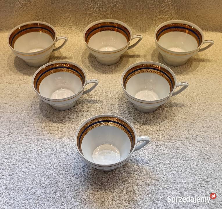 Bogucice Piękny porcelanowy serwis kawowy Brwinów sprzedam