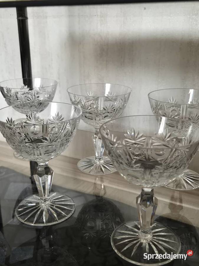 Kryształowe kieliszki do szampana Jugów