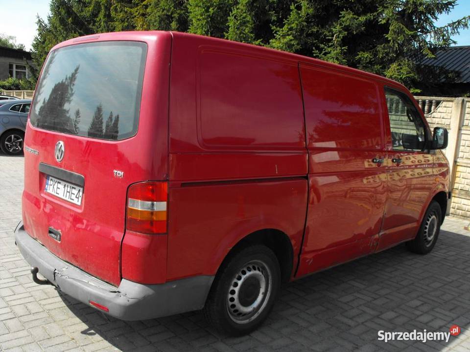 Syndyk sprzeda Volkswagen Transporter T5 19 TDI Rychtal