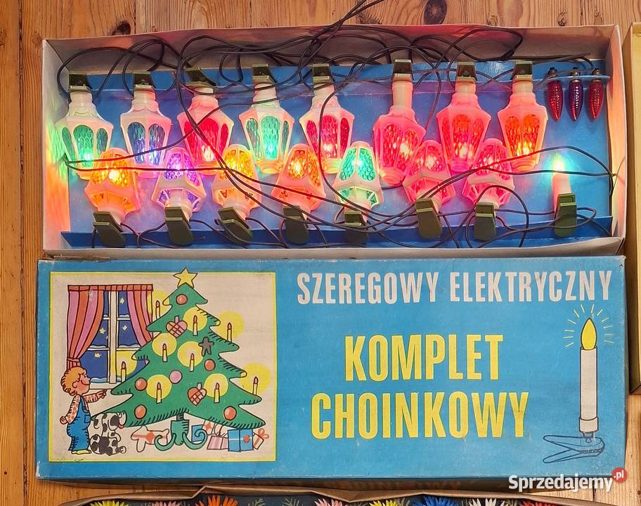 PRL Lampki Choinkowe x 3 Gliwice