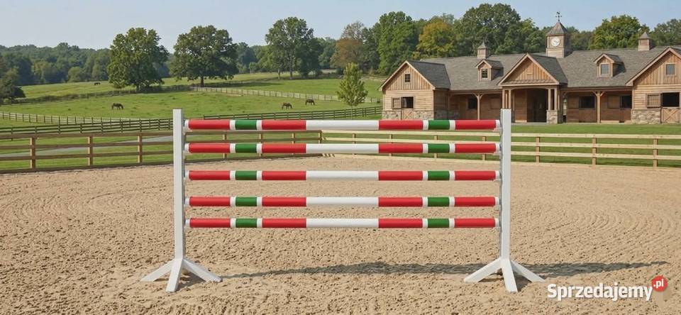 Przeszkody koni Zestaw treningowy Pozostałe Legnica