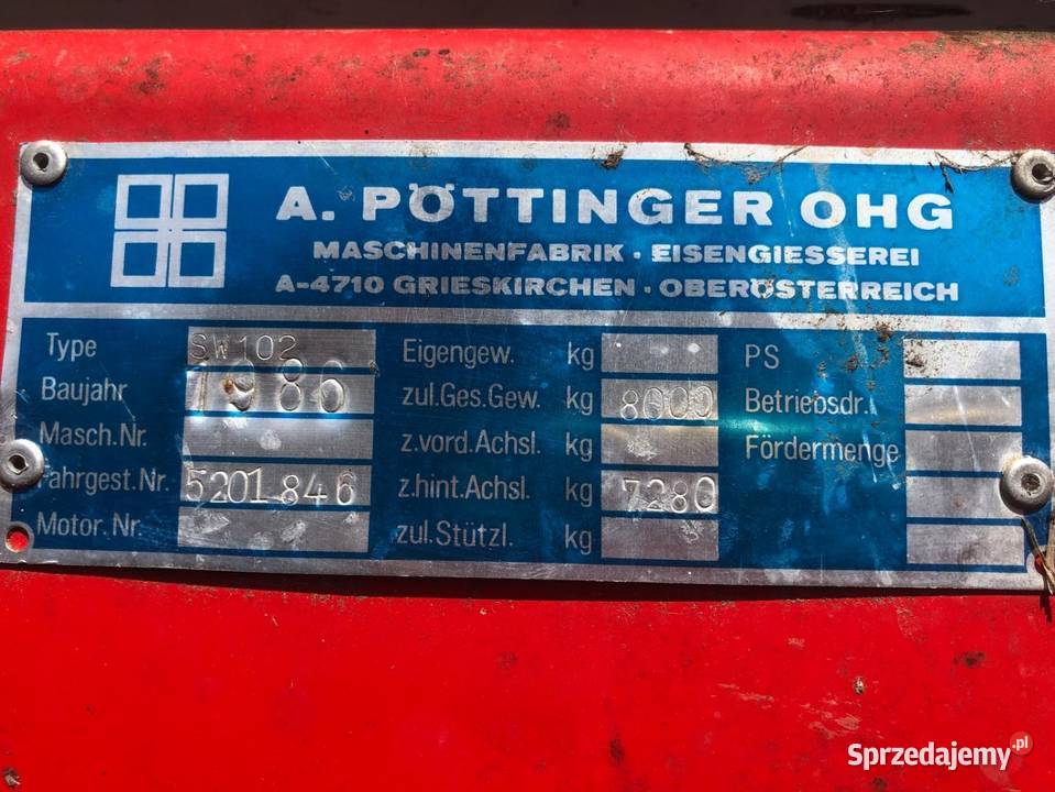Przyczepa samozbierająca Pttinger SiloProfi Mrągowo